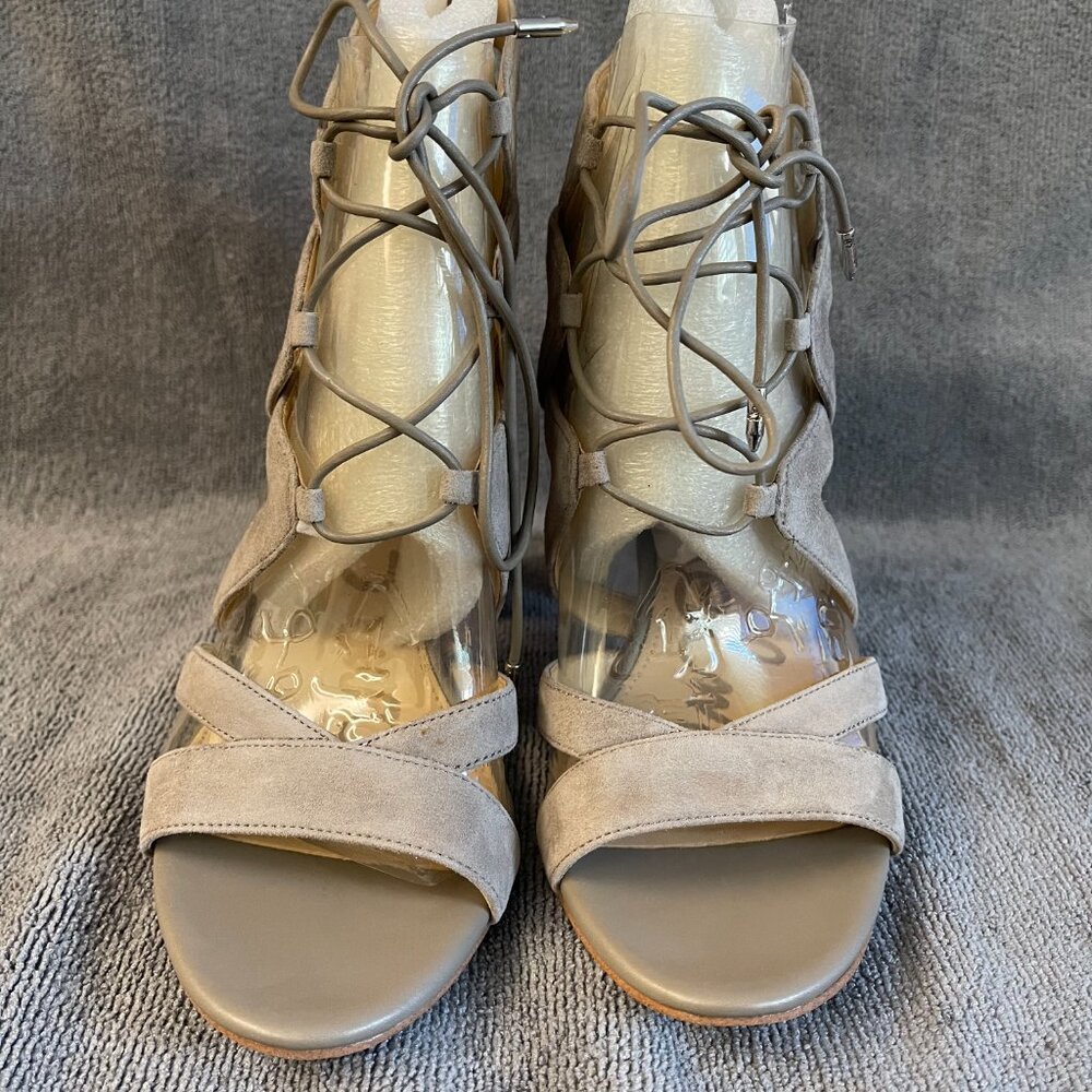 Sam Edelman Yardley Lace Up Sandals Womens Size 9.5 Putty Suede - NIB! - Picture 5 of 10